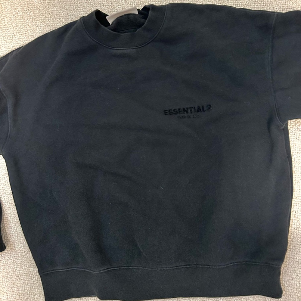 Essentials Classic Black Pullover - image 3